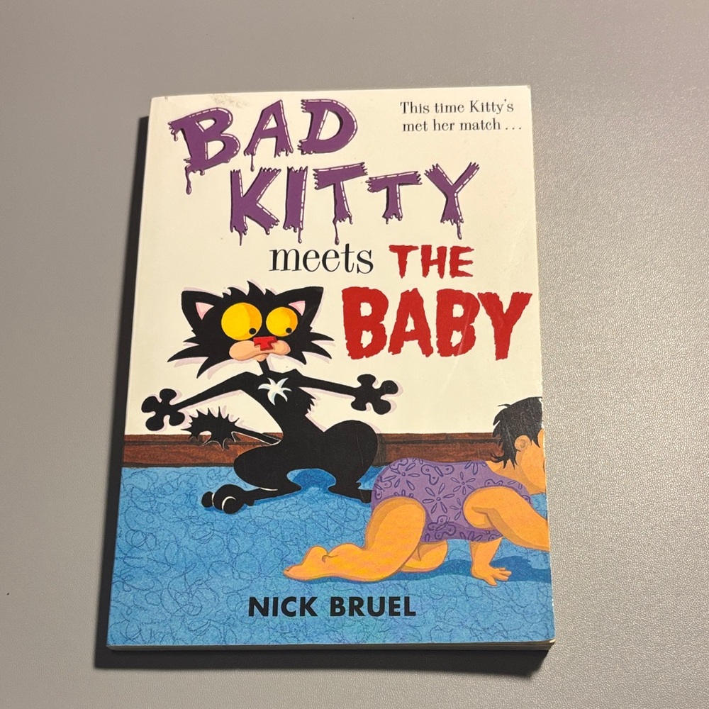 Bad Kitty Meets the Baby Book paperback